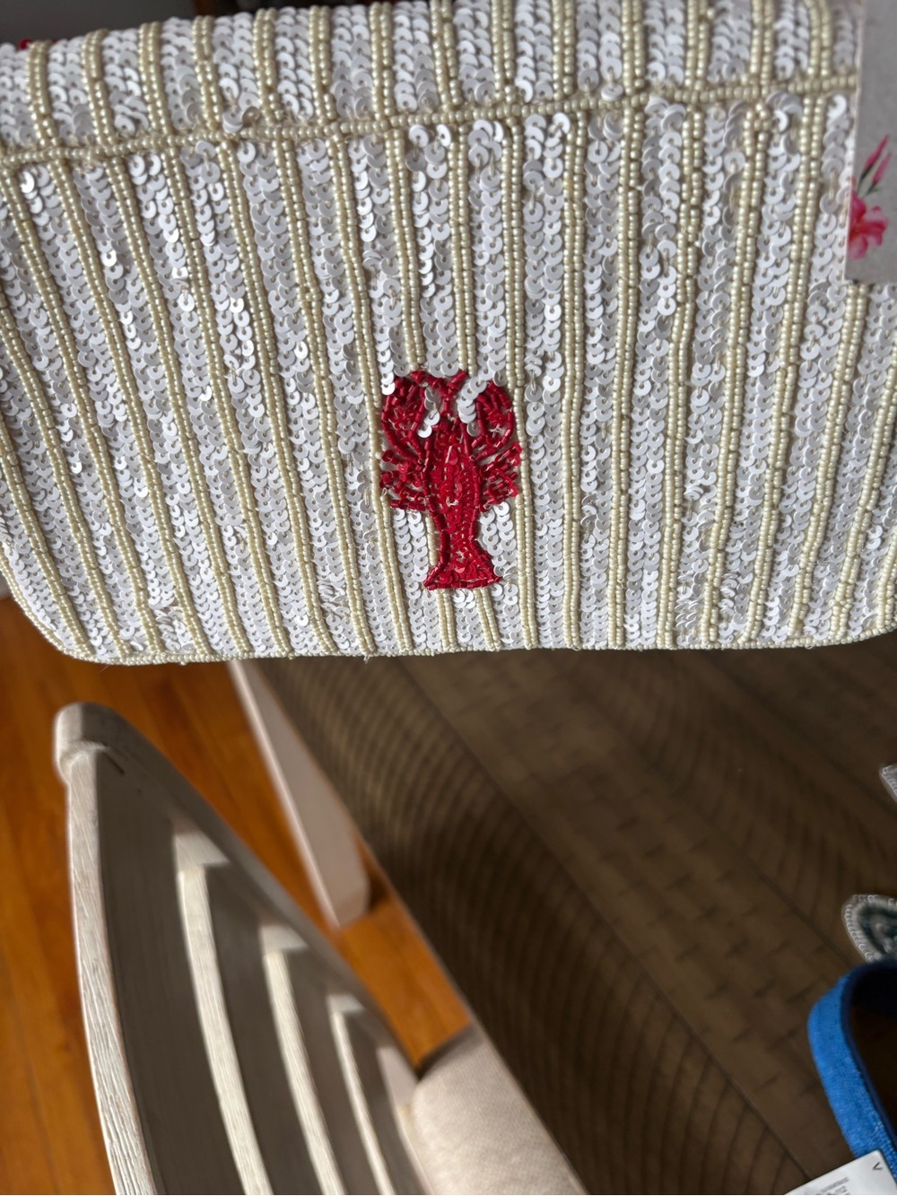 Lobster beaded bag - Picture 2 of 3